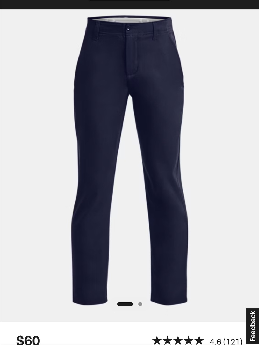 Under Armour Midnight Navy Matchplay Golf Pants